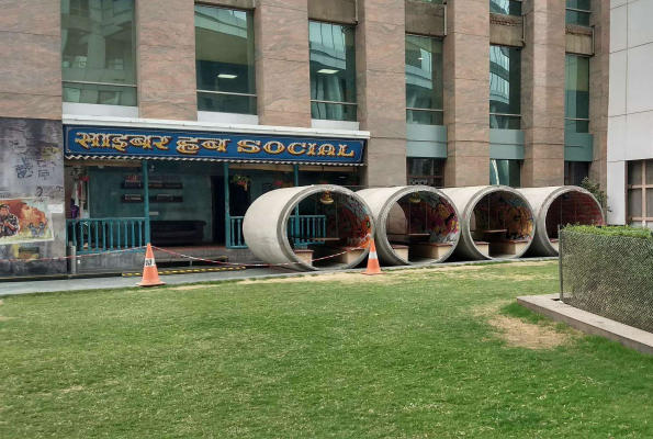 Tunnel Seating at Cyber Hub Social