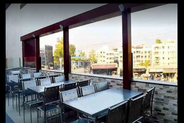 Open Terrace at Garwa Pure Veg