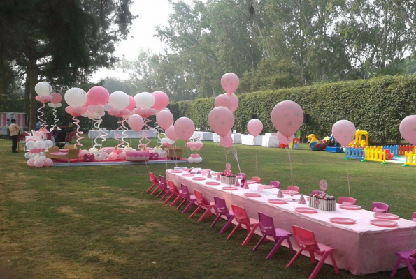 Lawn Area at Jain Farms