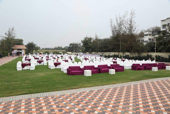 Dinning Area at Pratham Vishwa Lawns