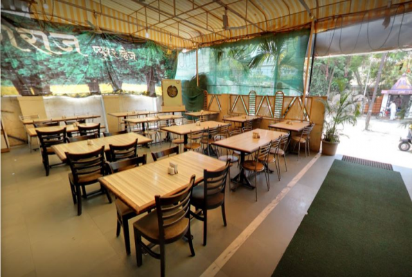 Outdoor Restaurant at Ganraj Pure Veg