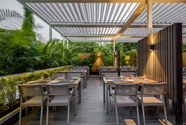 Outdoor at Nimantran Restaurant & Bar