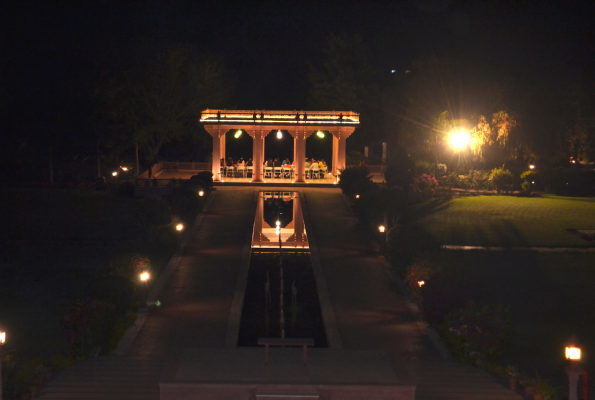 Baradari at Umaid Lake Palace