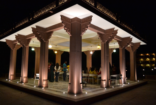 Baradari at Umaid Lake Palace