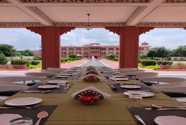 Baradari at Umaid Lake Palace