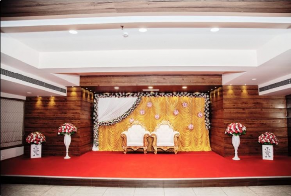 Banquet Hall at Hotel Mathoshree