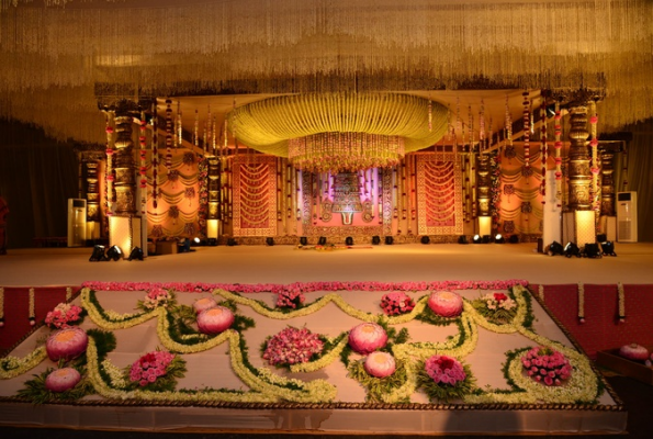 Hall at Sri Manjunatha Palace