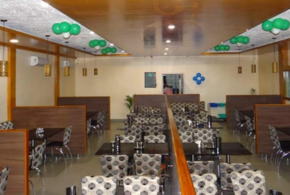 Hall at Sai Suprabatham Hotel