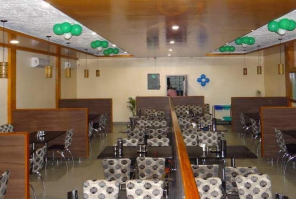 Hall at Sai Suprabatham Hotel