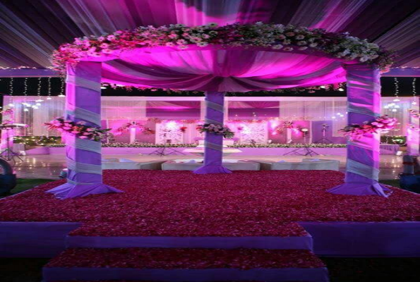 Hall at Devlok Marriage Lawn