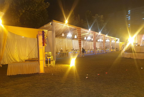 Hall at Khushi Green Lawn