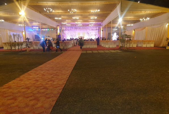 Hall at Khushi Green Lawn