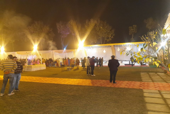 Hall at Khushi Green Lawn