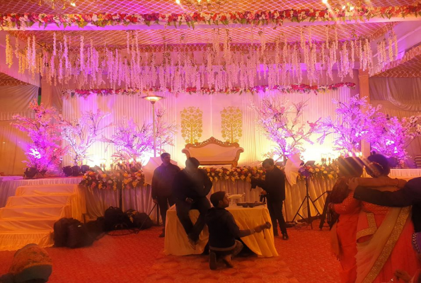 Hall at Khushi Green Lawn