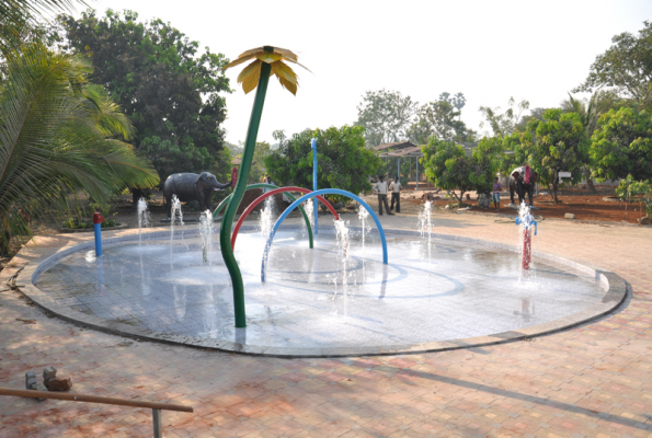 Lawn at Shivganga Waterpark And Resort