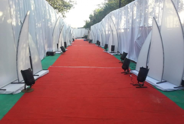 Lawn at Gandharv Lawns And Marriage Hall