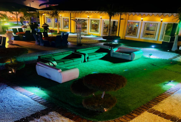 Lawn at Ashok Spa And Resorts
