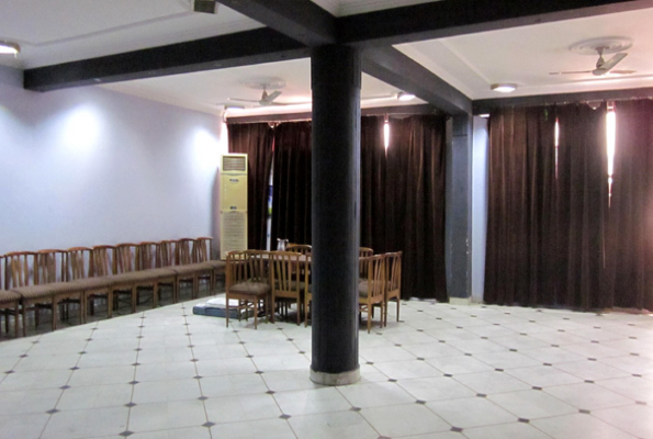 Dining Hall at Hotel Saurab