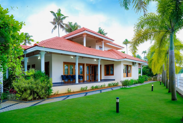 Poolside at River Whisper Homestay