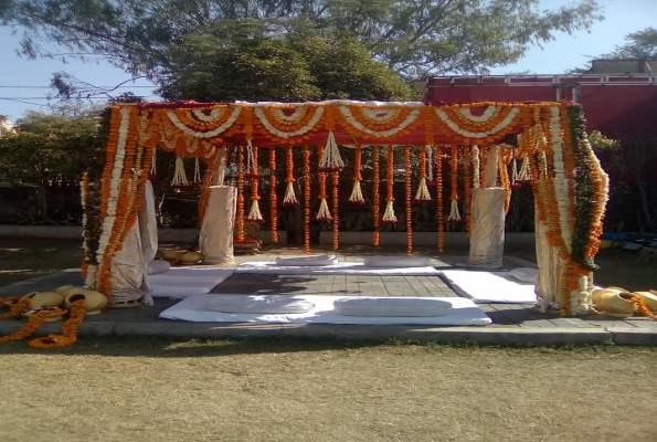 Hall at Marigold Marriage Garden