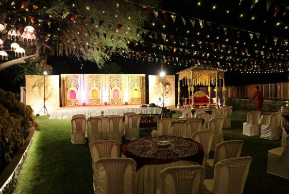 Hall at Marigold Marriage Garden