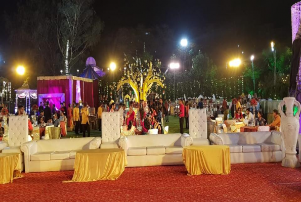 Hall at Marigold Marriage Garden