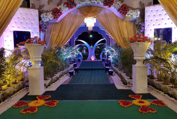 Hall at Marigold Marriage Garden