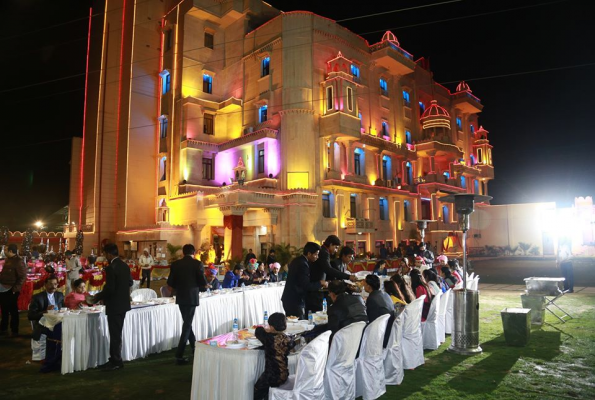 Poolside at Hotel Kailash Presidency