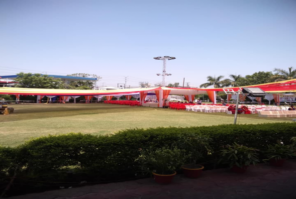 Lawn at Hotel Nandan Palace