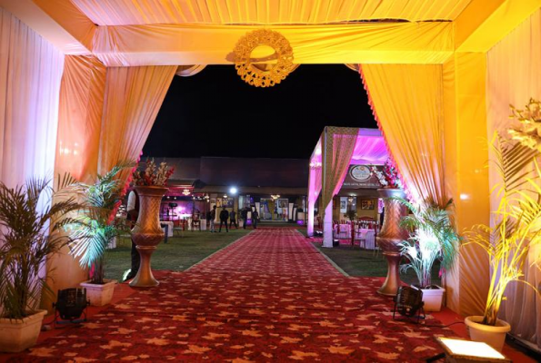 Banquet Hall at Elegant Greens Hotel