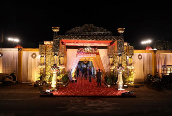 Banquet Hall at Elegant Greens Hotel