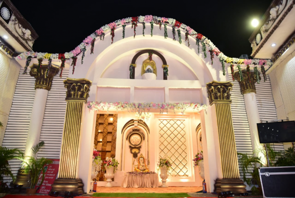 Lawn at Gokul Dham Lawn And Marriage House