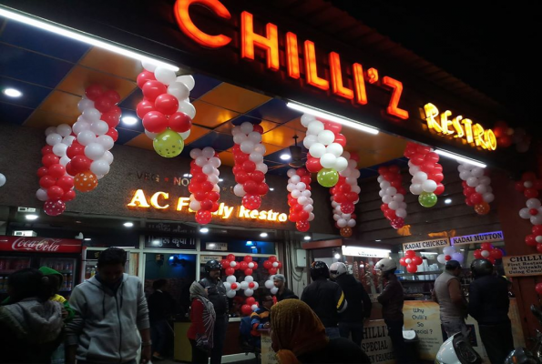 Party Hall at Chilliz Restro