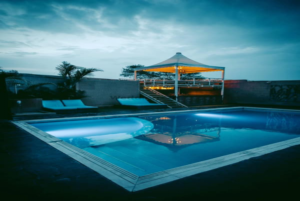 Poolside at Veer Villa