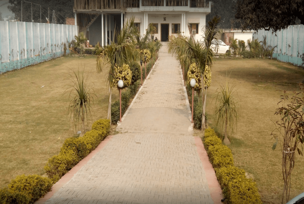 Lawn and Hall at Sheethal Upvan