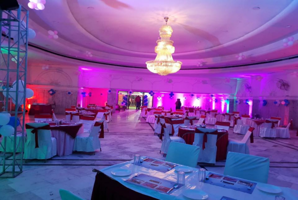 Hall 1 at Hotel Mandakini Royale