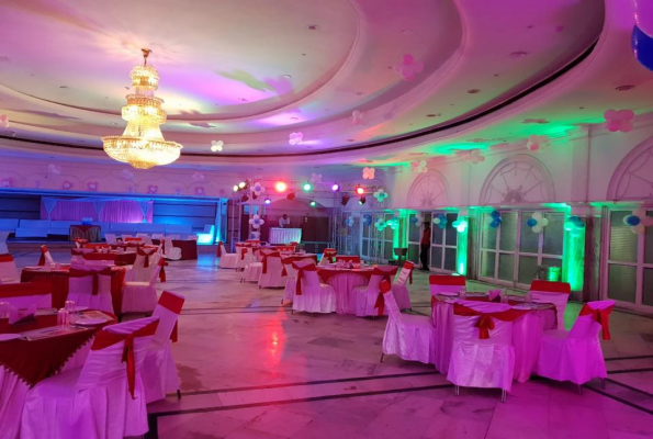 Hall 1 at Hotel Mandakini Royale