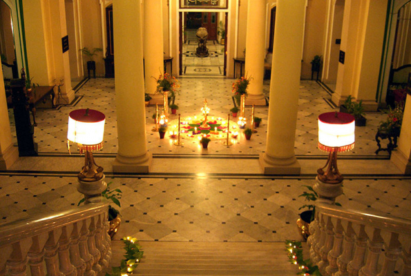 Lawn at Lalitha Mahal Palace Hotel