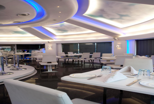 3d Ufo Revolving Lounge Bar