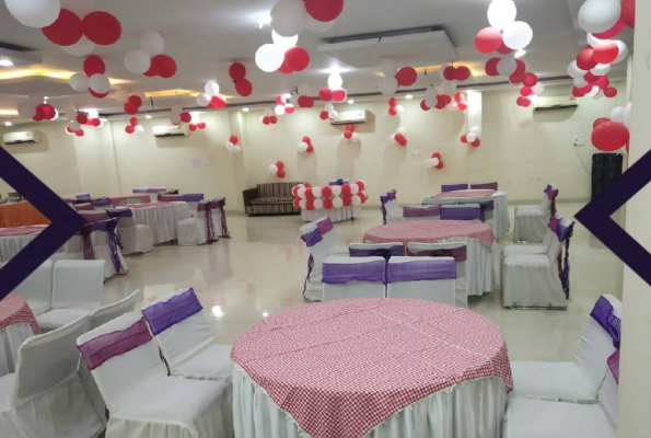 Restaurant at Hotel Satyam Swagat