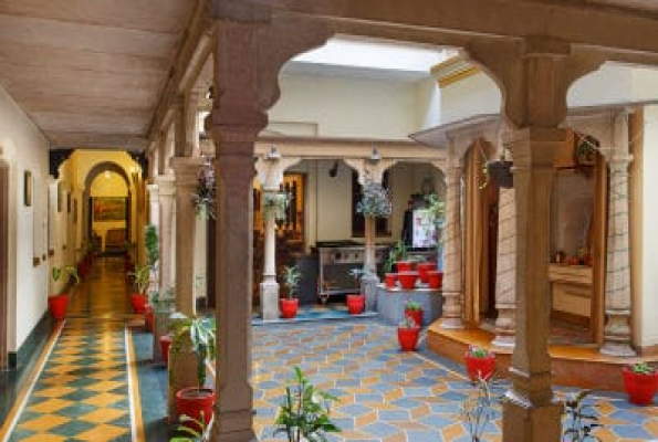 Hall at Haveli Hari Ganga