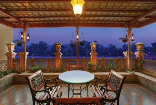 Rooftop at Haveli Hari Ganga