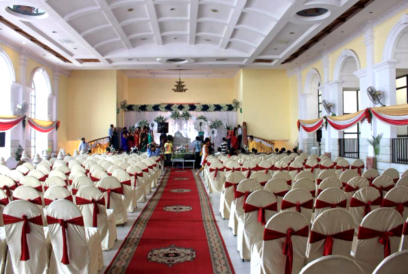 Dining hall at Ashoka Convention Hall