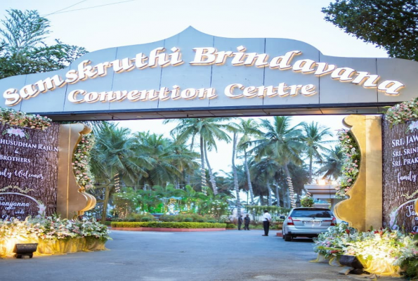 Dining Hall at Samskruthi Brindavana Convention Centre