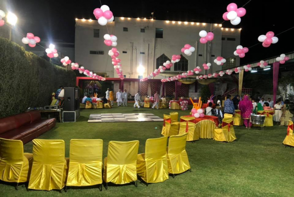 Hall at Krishna Banquet & Party Lawn