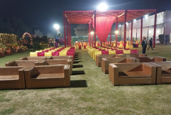 Lawn at Omraj Wedding Venue