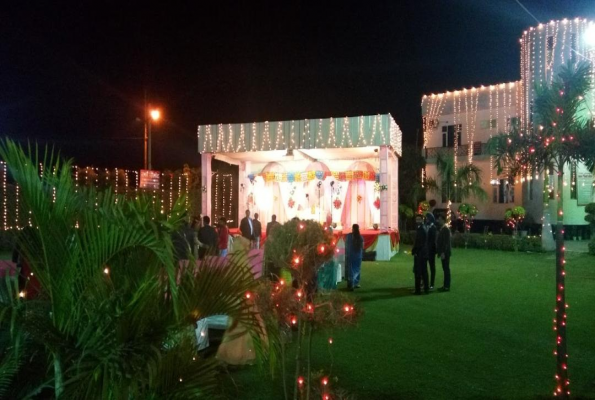 Lawn at Raj Resorts And Banquet Hall