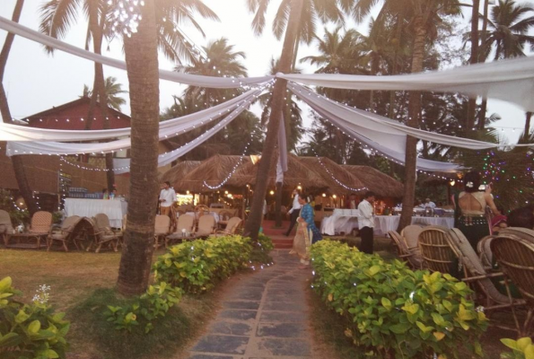 Lawn at Bon Appetit Beach Restaurant