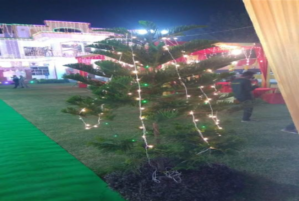 Hall and Lawn at Shri Ji Resort
