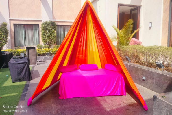 Open Terrace at Calista Resort Delhi